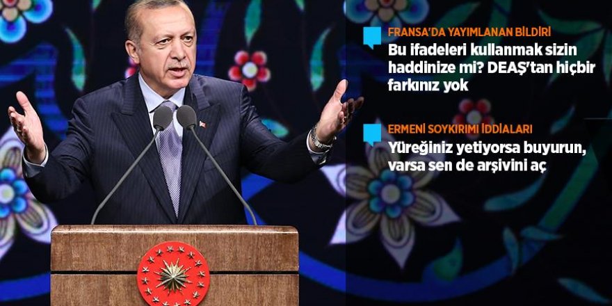 Bu ifadeleri kullanmak sizin haddinize mi