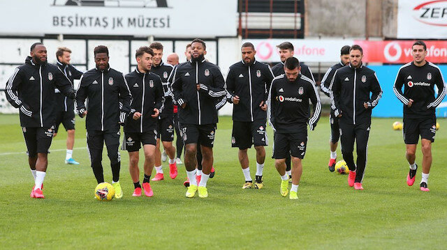 Beşiktaş antrenmana çıktı