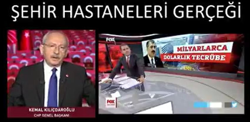 CHP'den çok konuşulacak 'şehir hastaneleri' videosu