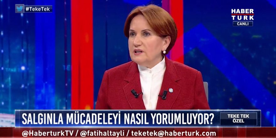 Meral Akşener canlı yayında açıkladı: Korona sonrası için ekonomik program hazırladık