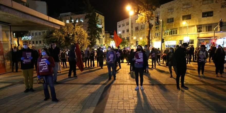 İsrailliler yine hükümeti protesto için sokağa çıktı