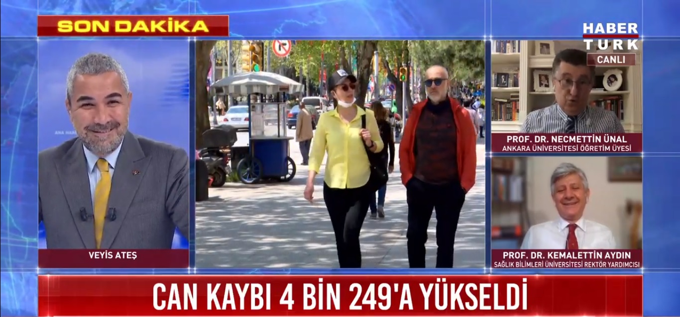 Biri artık Habertürk'ü durdursun! Veyis Ateş'in canlı yayınında yine yellenme sesi