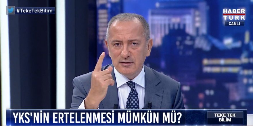 Fatih Altaylı'dan YKS öğrencilerini kızdıracak sözler