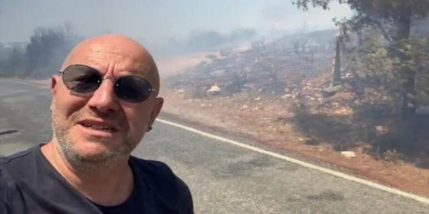 İzmir'de yangın! Ünlü yönetmen sosyal medyadan paylaştı: “Yanıyoruz”