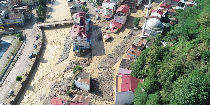 Giresun'da yaşanan sel felaketinin büyüklüğü gün yüzüne çıktı