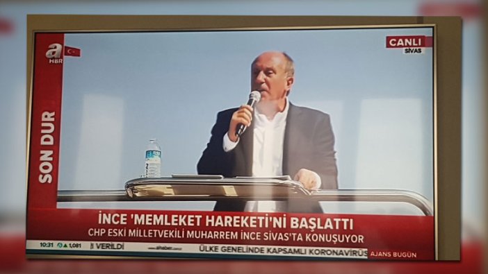 A Haber'e Muharrem İnce şoku