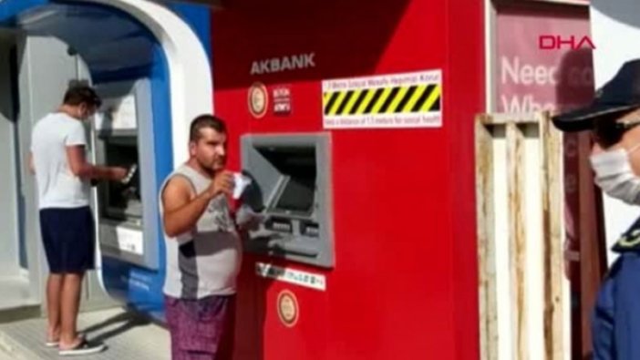 ATM'den para çeken vatandaşa emniyet müdürü fena ayar verdi!