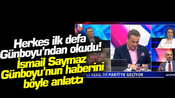 Herkes ilk kez Günboyu Gazetesi'nden öğrendi! İşte gündemi belirleyen o haber