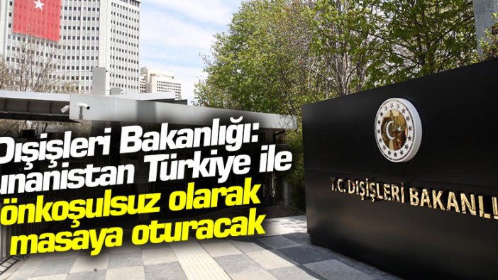 Dışişleri Bakanlığı Med7 zirvesi ortak bildirisi hakkında açıklama yaptı