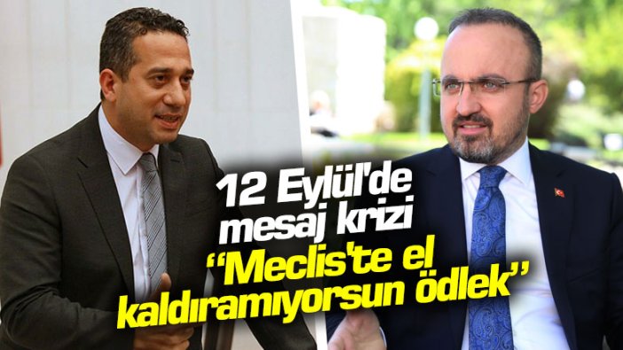 12 Eylül'de mesaj krizi... "Meclis'te el kaldıramıyorsun ödlek"