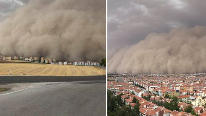 Ankara'da korku filmlerini aratmayan görüntülere sahne olmuştu! 7 il için uyarı geldi