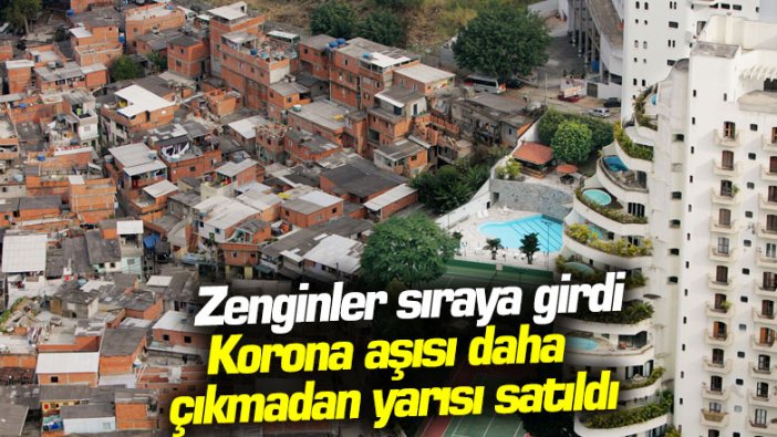 Zenginler sıraya girdi... Korona aşısı daha çıkmadan yarısı satıldı