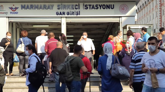 Marmaray seferleri durduruldu