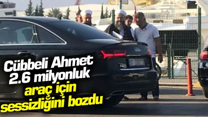 Cübbeli Ahmet 2 milyon 600 bin liralık araç için sessizliğini bozdu