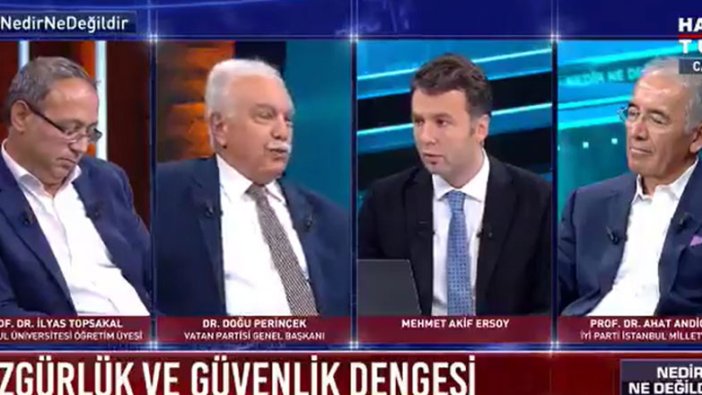 Doğu Perinçek'in sözleri karşısında spiker şaştı kaldı! 