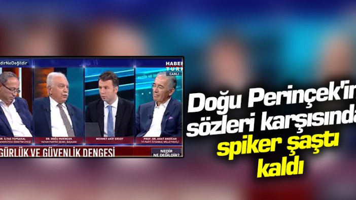 Doğu Perinçek'in sözleri karşısında spiker şaştı kaldı! "Şu anda mı Türkiye'de mi?"