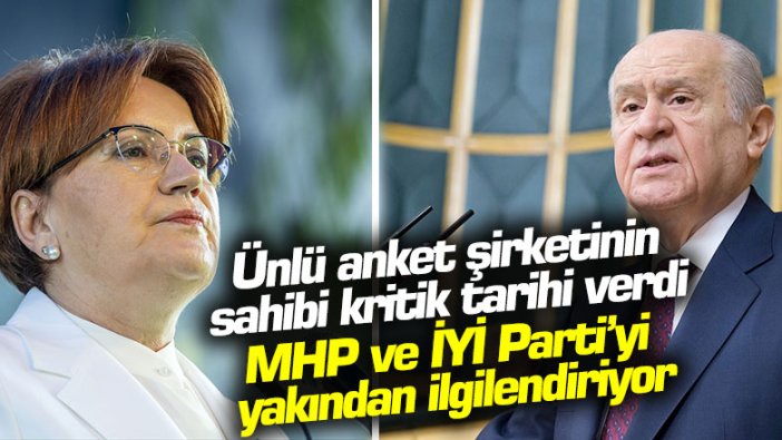 KONDA'nın müdürü Bekir Ağırdır kritik tarihi verdi: MHP ve İYİ Parti'yi yakından ilgilendiriyor