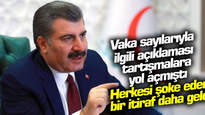 Sağlık Bakanı Fahrettin Koca'dan şoke eden itiraf!