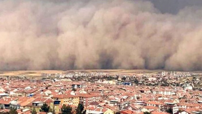 Meteoroloji'den kuvvetli sağanak yağış ve toz fırtınası uyarısı