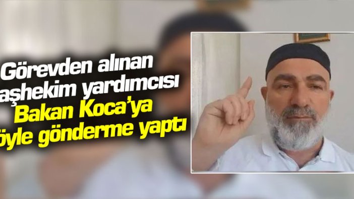 Başhekim yardımcısı Ali Edizer görevinden alındı