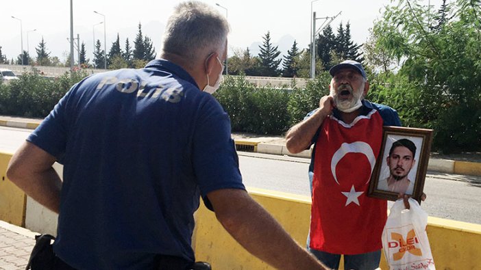 Oğlunun katiline verilen cezayı az bulan babadan korkutan eylem