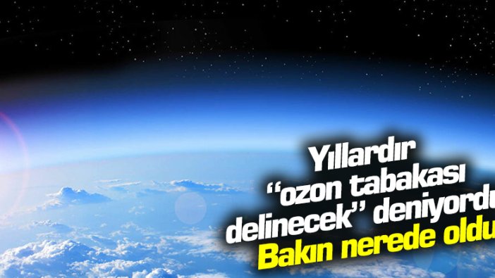 Antarktika üzerindeki ozon deliği en büyük ve en derin seviyeye ulaştı