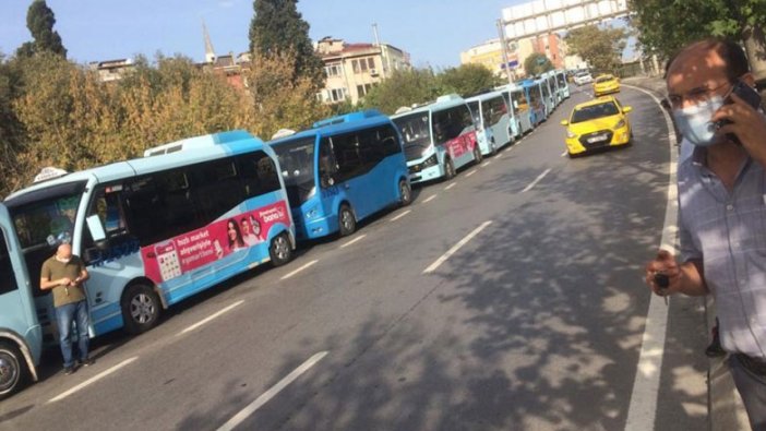 Faytoncular, taksiciler derken minibüsçüler de eylem yaptı! İmamoğlu'ndan bakın ne istediler