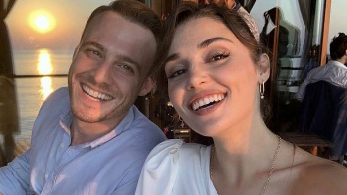 Hande Erçel ve Kerem Bürsin set çıkışı görüntülendi