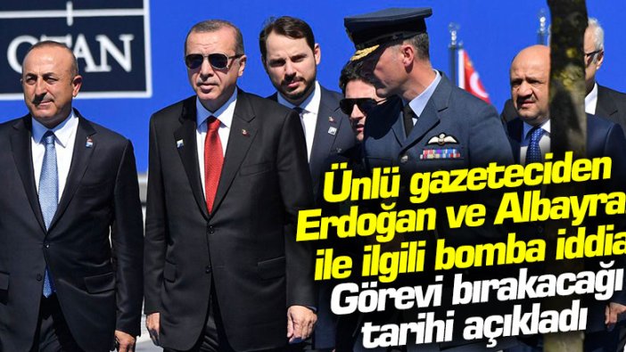 Cumhurbaşkanı Erdoğan ve Berat Albayrak ile ilgili bomba iddia: Görevi bırakacağı tarihi açıkladı