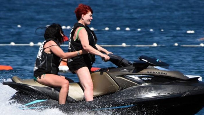 Bodrum'da jet-ski kazası geçiren Emel Müftüoğlu'nun menisküsü yırtıldı