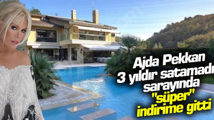 Ajda Pekkan 3 yıldır satamadığı sarayında "süper" indirime gitti