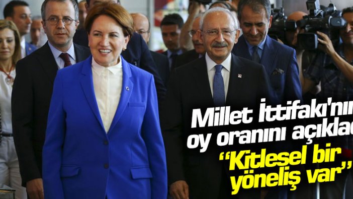 CHP'li Erdoğan Toprak, ittifakın oy oranını açıkladı: Millet İttifakı'na kitlesel yöneliş var