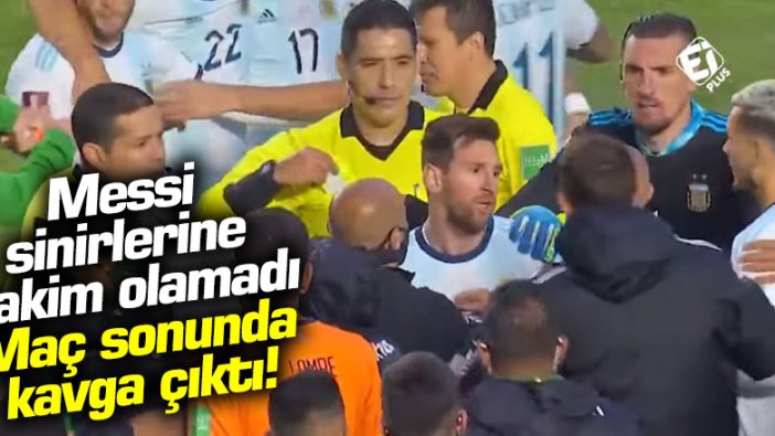 Lionel Messi sinirlerine hakim olamadı! Maç sonunda kavga çıktı