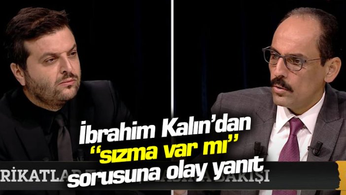 Cumhurbaşkanlığı Sözcüsü İbrahim Kalın'dan Devletin içine cemaat ve tarikatlar sızıyor mu sorusuna yanıt