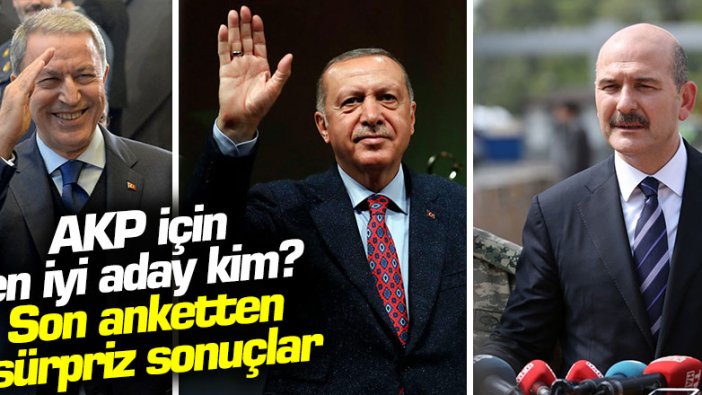 AKP'lilere 3 isim soruldu: Tayyip Erdoğan, Hulusi Akar ve Süleyman Soylu