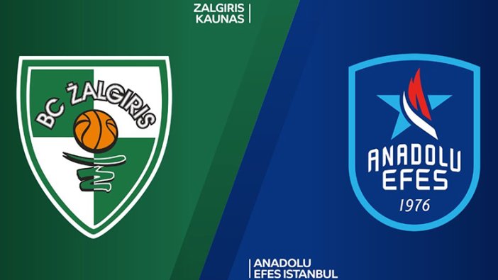 Euroleague'de bugün Zalgiris Kaunas- Anadolu Efes maçı oynanacak