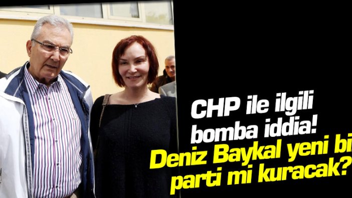 CHP ile ilgili bomba iddia! Deniz Baykal yeni bir parti mi kuracak?