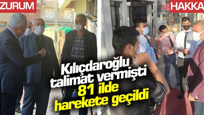 CHP lideri Kılıçdaroğlu talimat vermişti: Vekiller 81 ilde görevde