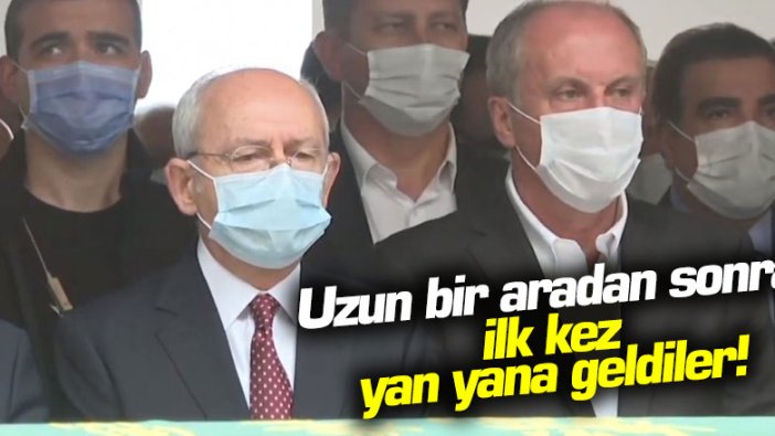 Uzun bir aradan sonra Kemal Kılıçdaroğlu ve Muharrem İnce ilk kez yan yana geldi!