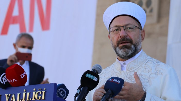 Diyanet İşleri Başkanı Ali Erbaş: Ahirete inancı olmayan insandan her türlü kötülük beklenir