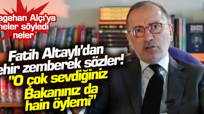 Fatih Altaylı'dan zehir zemberek sözler! Nagehan Alçı ve Fahrettin Koca hakkında neler dedi neler