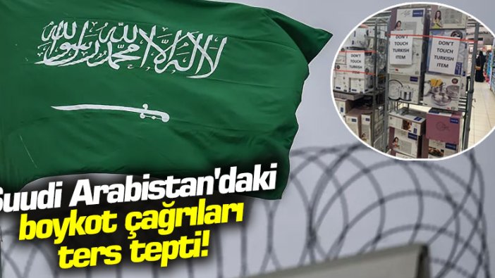 Suudi Arabistan'daki boykot çağrıları ters tepti!