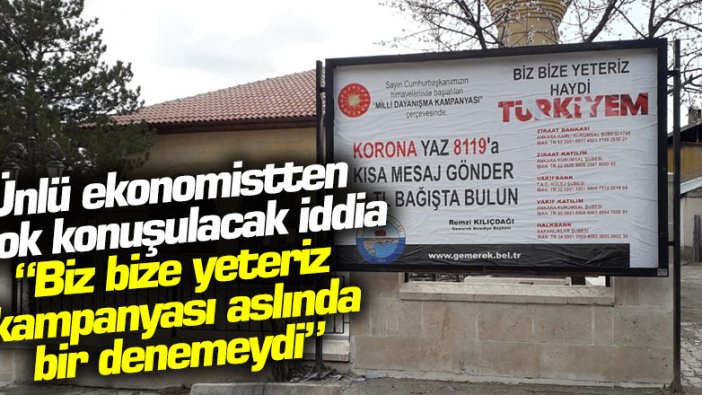 Karar yazarı İbrahim Kahveci: Biz bize yeteriz kampanyası aslında bir denemeydi