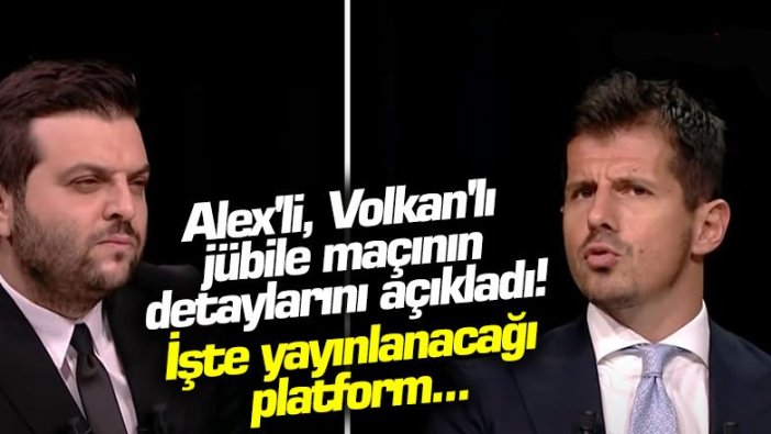 Emre Belözoğlu Alex'li, Volkan'lı jübile maçının detaylarını açıkladı! İşte yayınlanacağı platform...