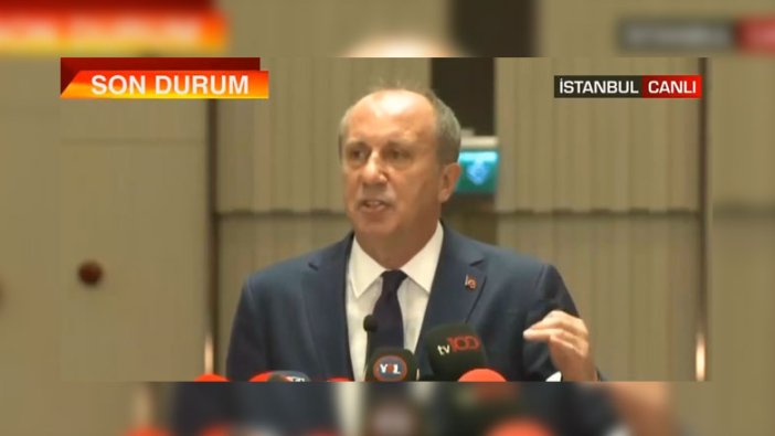 Muharrem İnce'den Cumhur İttifakı'na katılacak mısınız sorusuna flaş yanıt