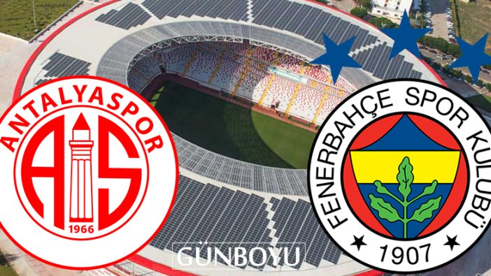 Fenerbahçe, Antalyaspor deplasmanında! İşte muhtemel 11'ler