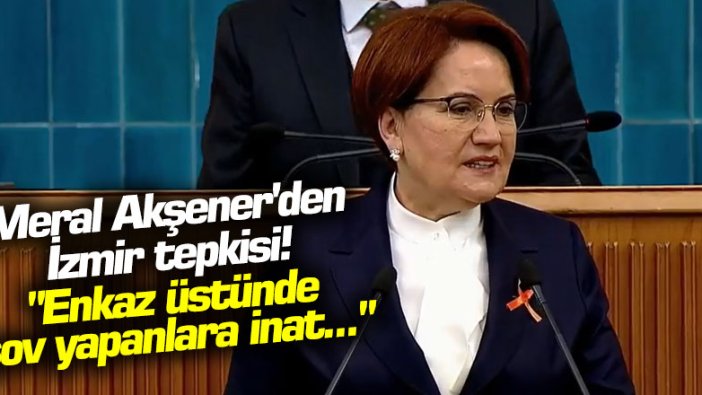 Meral Akşener'den İzmir tepkisi! " Enkaz üstünde şov yapanlara inat..."