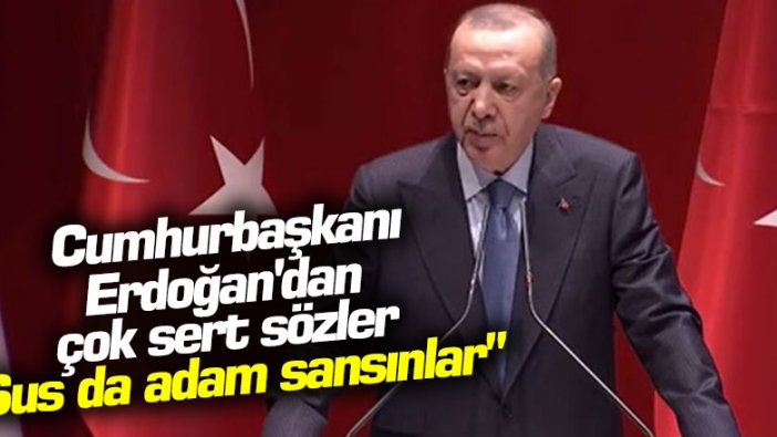 Cumhurbaşkanı Recep Tayyip Erdoğan'dan Kemal Kılıçdaroğlu'na sert sözler