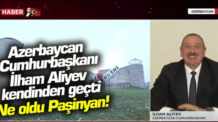 Azerbaycan Cumhurbaşkanı İlham Aliyev kendinden geçti! Ne oldu Paşinyan... 