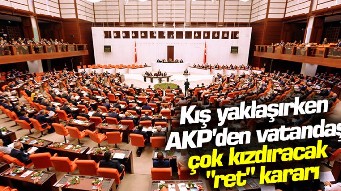 Elektrik ve doğalgazdan alınan KDV'nin yüzde 18'den yüzde 1'e düşürülmesine AKP oyları ile ret